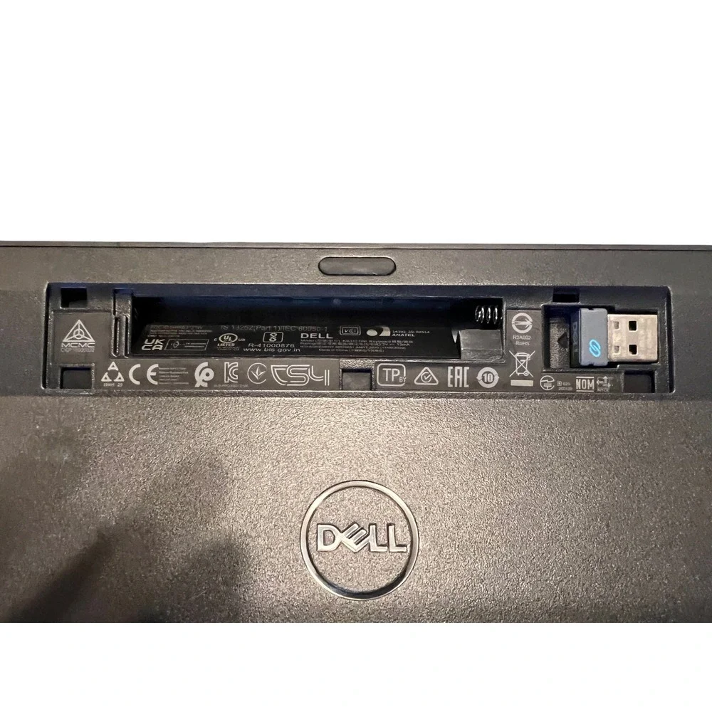 Dell Pro‎ Wireless Keyboard and Mouse Black KM5221W USB Receiver Included